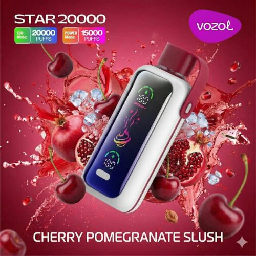Vozol Vape Star 20000 - Cherry Pomegranate Slush