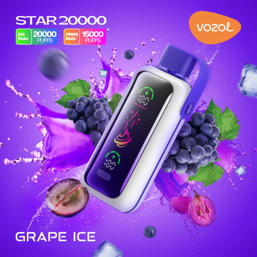 Vozol Vape Star 20000 - Grape Ice