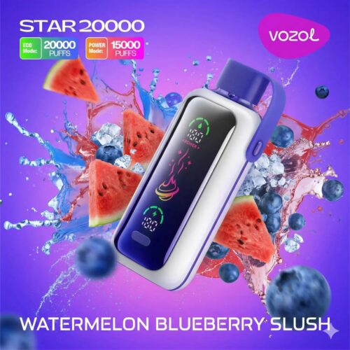 Vozol Vape Star 20000 - Watermelon Blueberry Slush