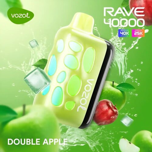 Vozol Vape Rave 40000 - Double Apple